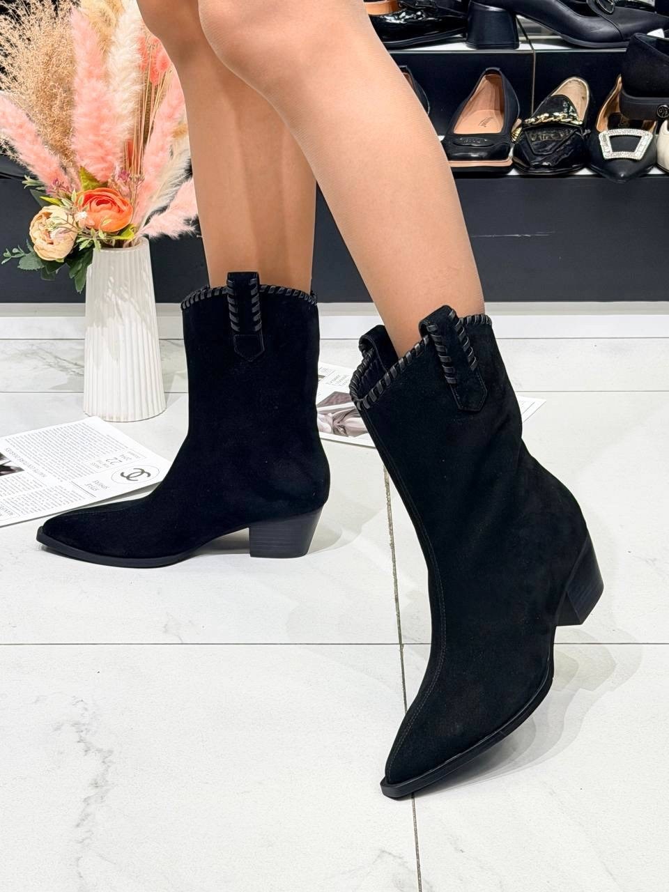 ,полусапоги,женские полусапожки,ботинки женские демисезонные казаки замшевые reversal 270874059,женские полусапоги