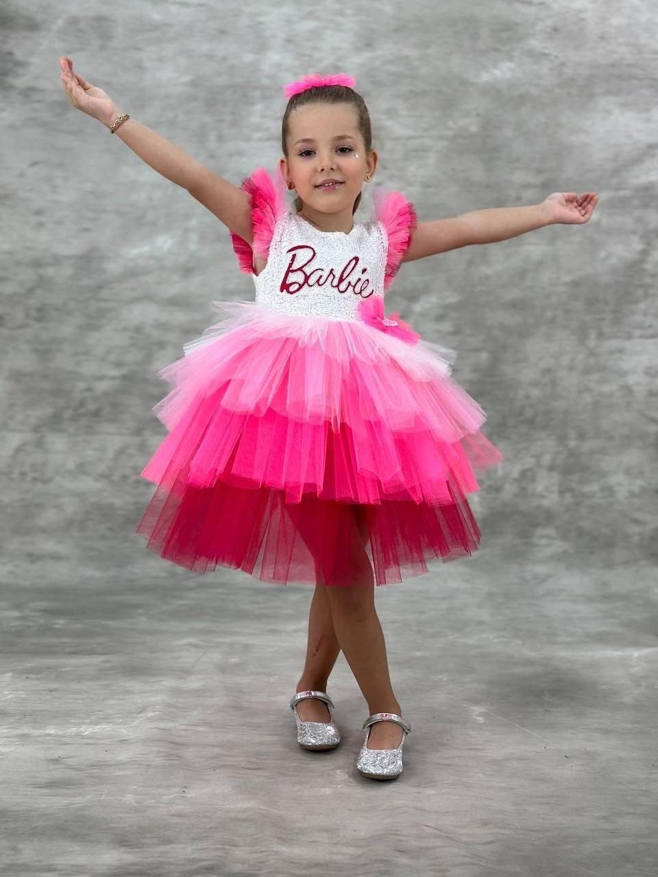 платье нарядное для девочки,платье барби для девочки,платье барби,платье нарядное в садик barbie,платья для девочек