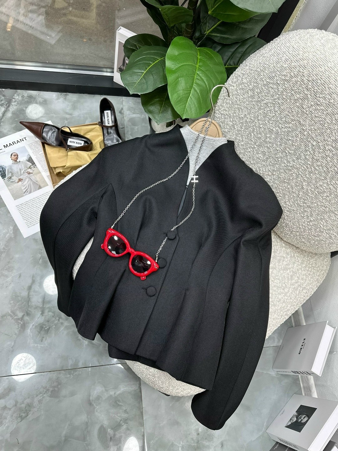 жакет,пиджак,женские жакеты,пиджак с объемными рукавами,свободное пальто в стиле поло на шнуровке