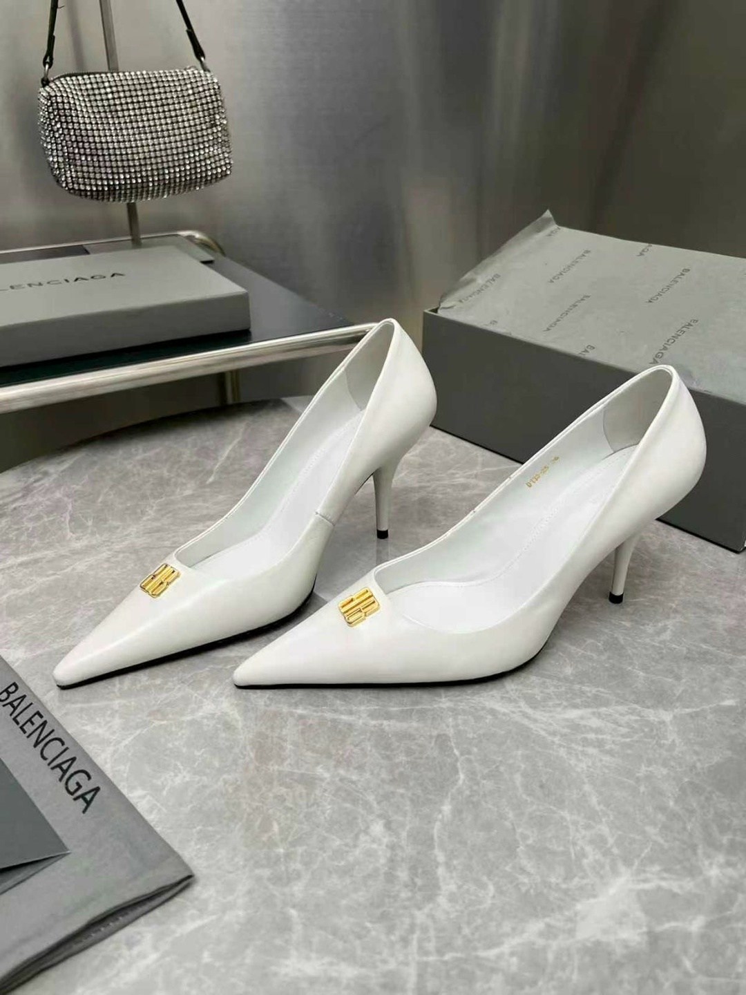 баленсиага туфли,баленсиага туфли женские,туфли женские,серебристые туфли,