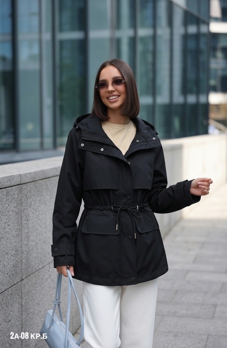 демисезонная женская куртка,куртка женская,ветровка женская,куртка тренч весна демисезонная с капюшоном удлиненная eberron 311680958,куртка с поясом