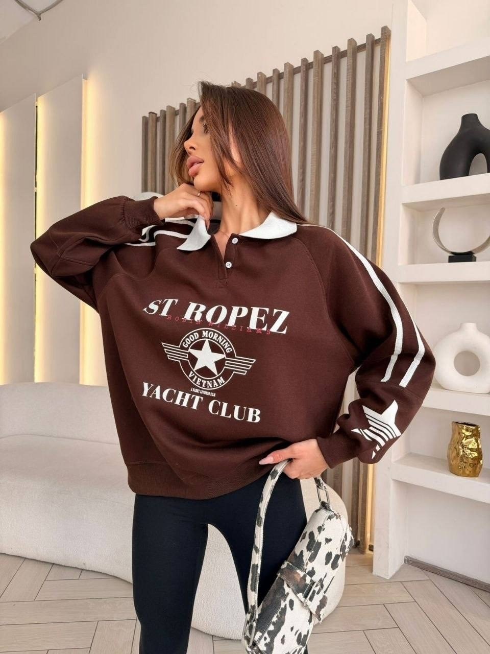 женская кофта,свитшот женская,esrahelvaci polo neck raised valley sweatshirt,толстовка,женская толстовка