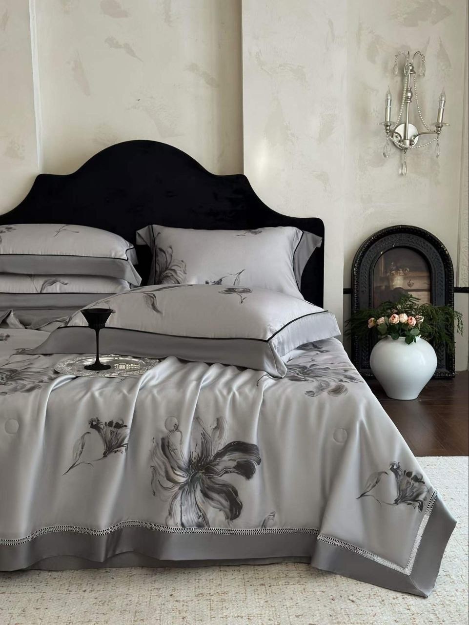 комплект постельного белья,комплект постельного белья la perla,постельное белье,роберто кавалли постельное белье,комплект постельного белья с одеялами la perla