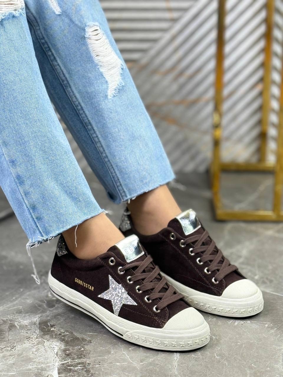 golden goose кеды hi star на платформе черный,кеды golden goose,,кеды hi star с блестками golden goose черный,кеды голден гус женские