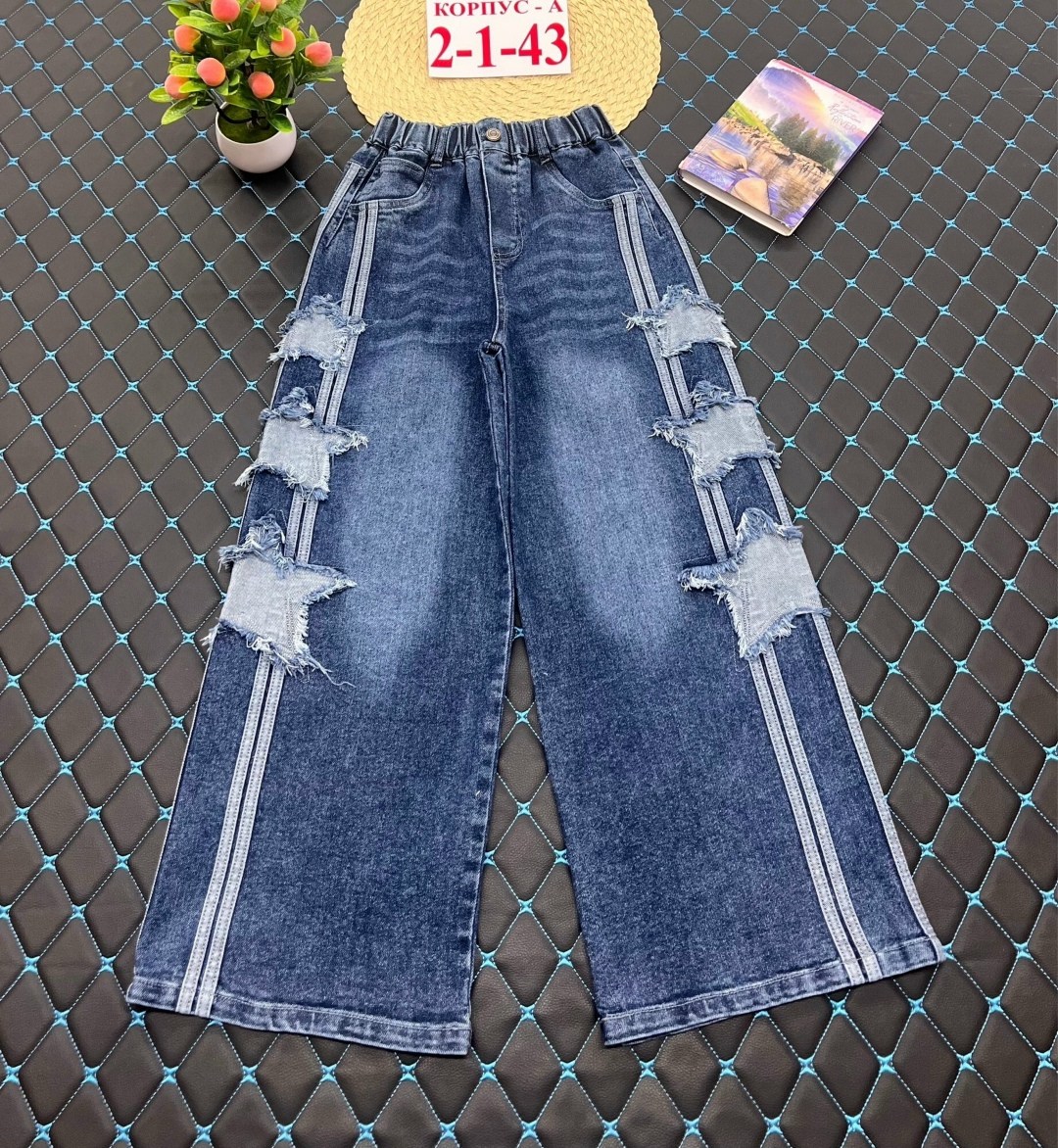 джинсы для девочек,джинсы широкие для девочек,джинсы с широкими дырками для девочек-подростков,джинсы детские,джинсы с дырками для девочек-подростков рваные джинсы в американском стиле