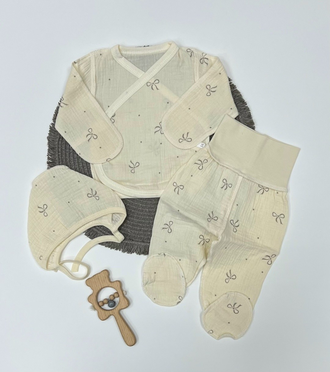 набор для новорожденного,комплект для новорожденного,комплект одежды для новорожденного,комплект для новорожденного 3 предмета,комплект нательные для малышей