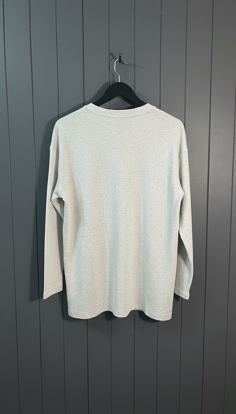 лонгслив,бежевый лонгслив,лонгслив с логотипом,мужской лонгслив,лонгслив однотонный