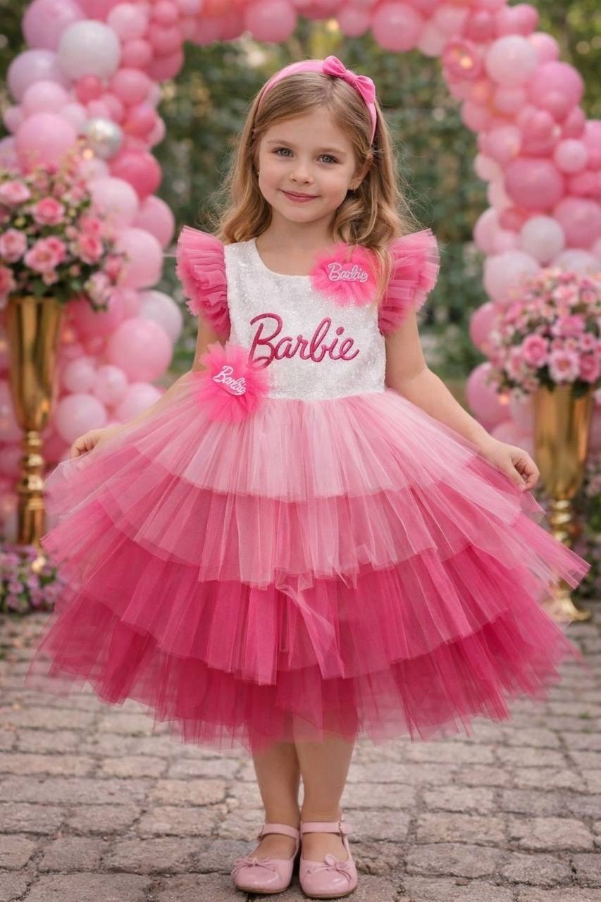 платье нарядное для девочки,платье барби для девочки,платье барби,платье нарядное в садик barbie,платья для девочек