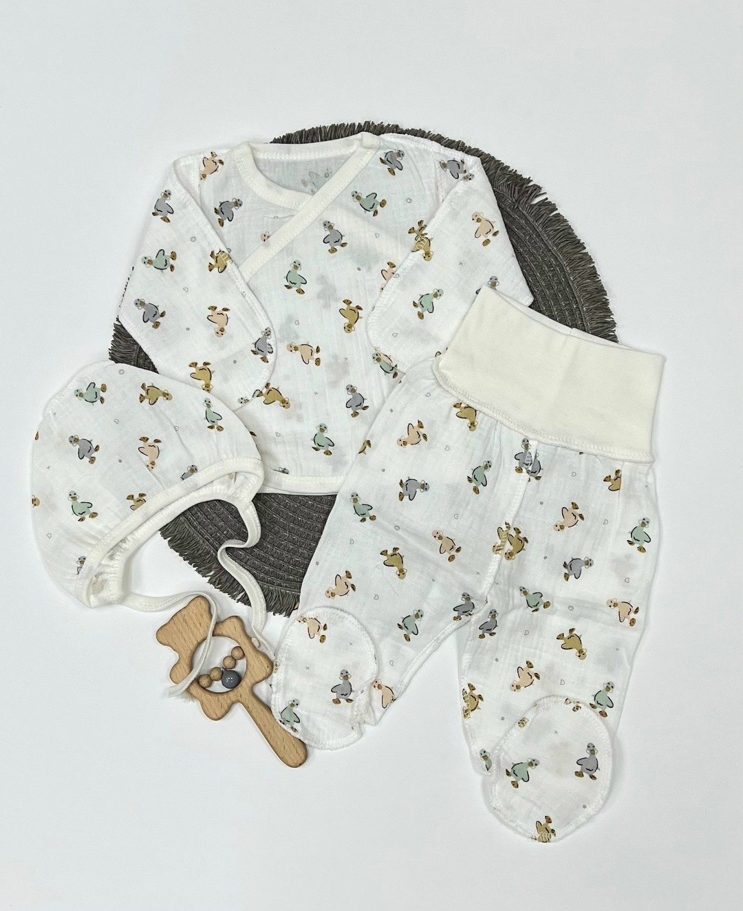 набор для новорожденного,комплект для новорожденного,комплект одежды для новорожденного,комплект для новорожденного 3 предмета,комплект нательные для малышей