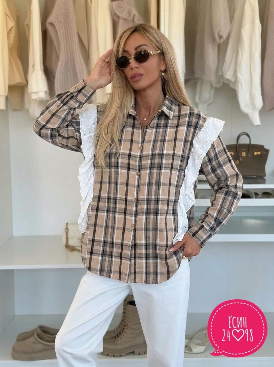 женская рубашка в клетку,женская рубашка,рубашка женская в клетку оверсайз,рубашка стильная,рубашка