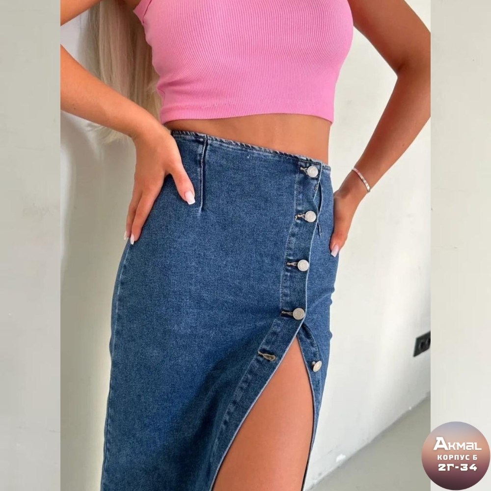джинсовая юбка,юбка джинсовая женская,джинсовая юбка миди,юбка джинсовая миди с разрезам,джинсовая юбка с разрезами