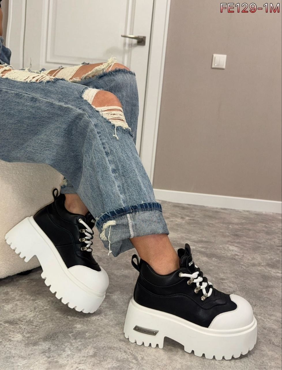 кроссовки женскиe,ботинки balenciaga,, женская,кроссовки на толстой подошве