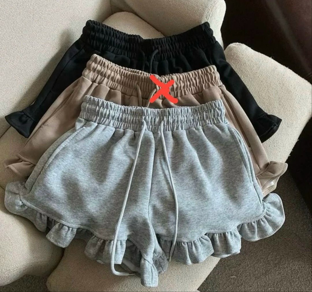 повседневные шорты,шорты с оборками,женские шорты,шорты с рюшами,женские летние шорты