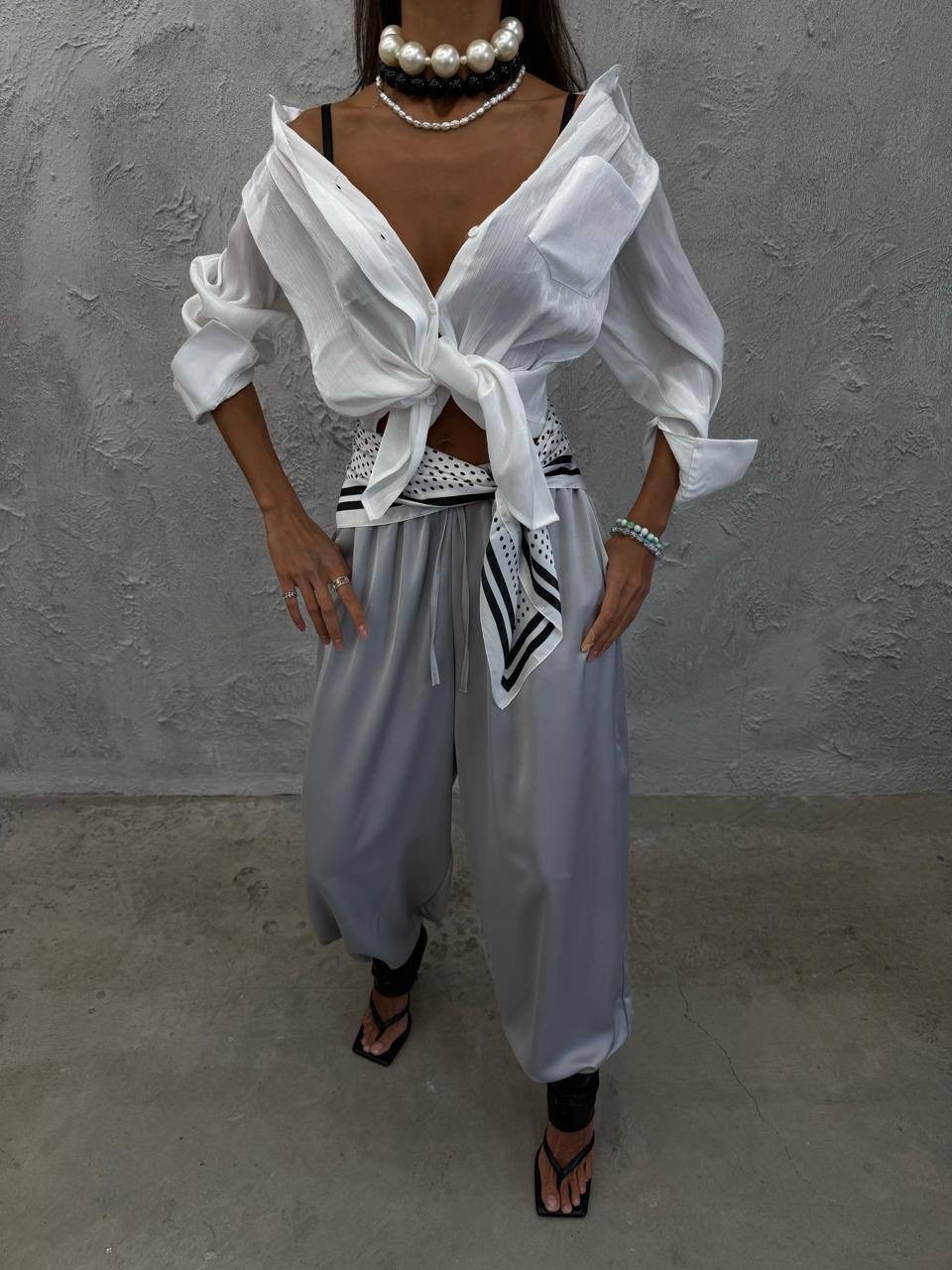 элегантные шелковые брюки женские брюки-палаццо,элегантные шелковые брюки-палаццо,шелковый костюм,блузка стильная