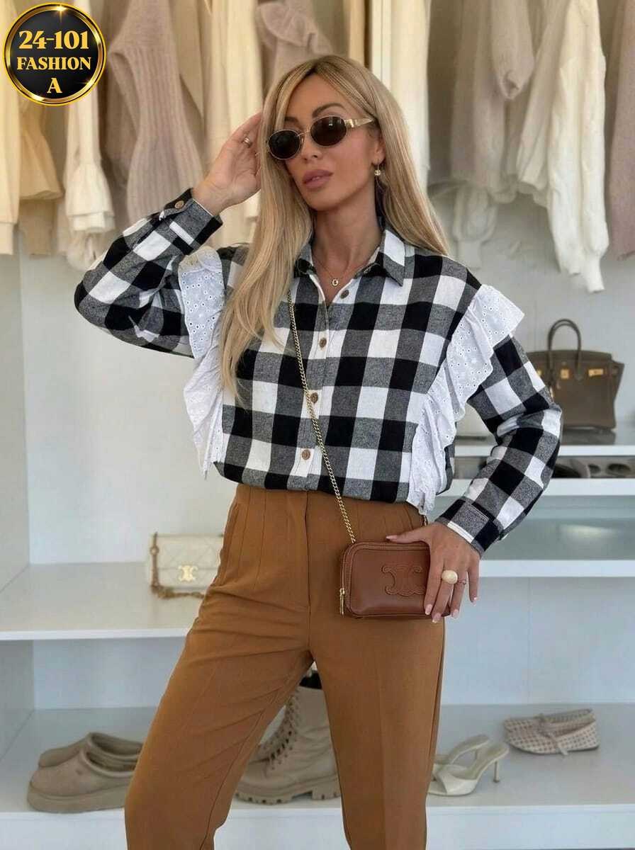 женская рубашка,женская рубашка в клетку,рубашка женская в клетку оверсайз,рубашка стильная,рубашка
