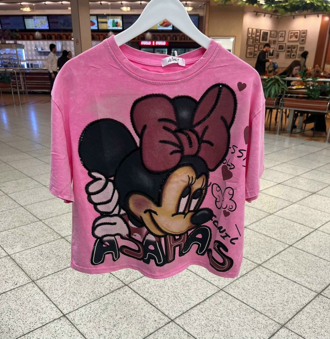 футболка с микки маус,футболки для девочки,футболки детские,футболки модные,футболки женская оверсайз
