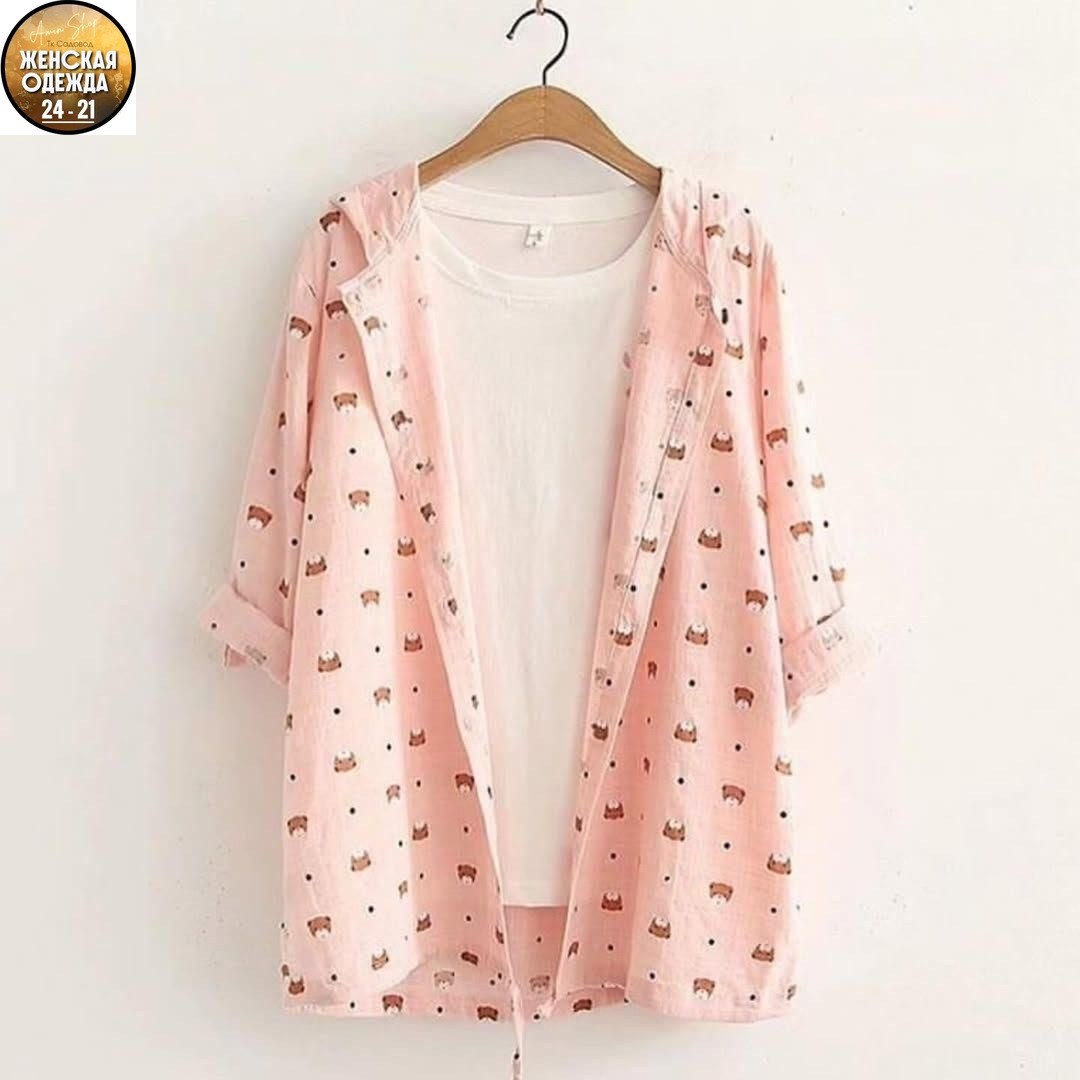 рубашка с капюшоном женская летняя,рубашка женская,женская рубашка с принтом,рубашка с принтом,шифоновая рубашка