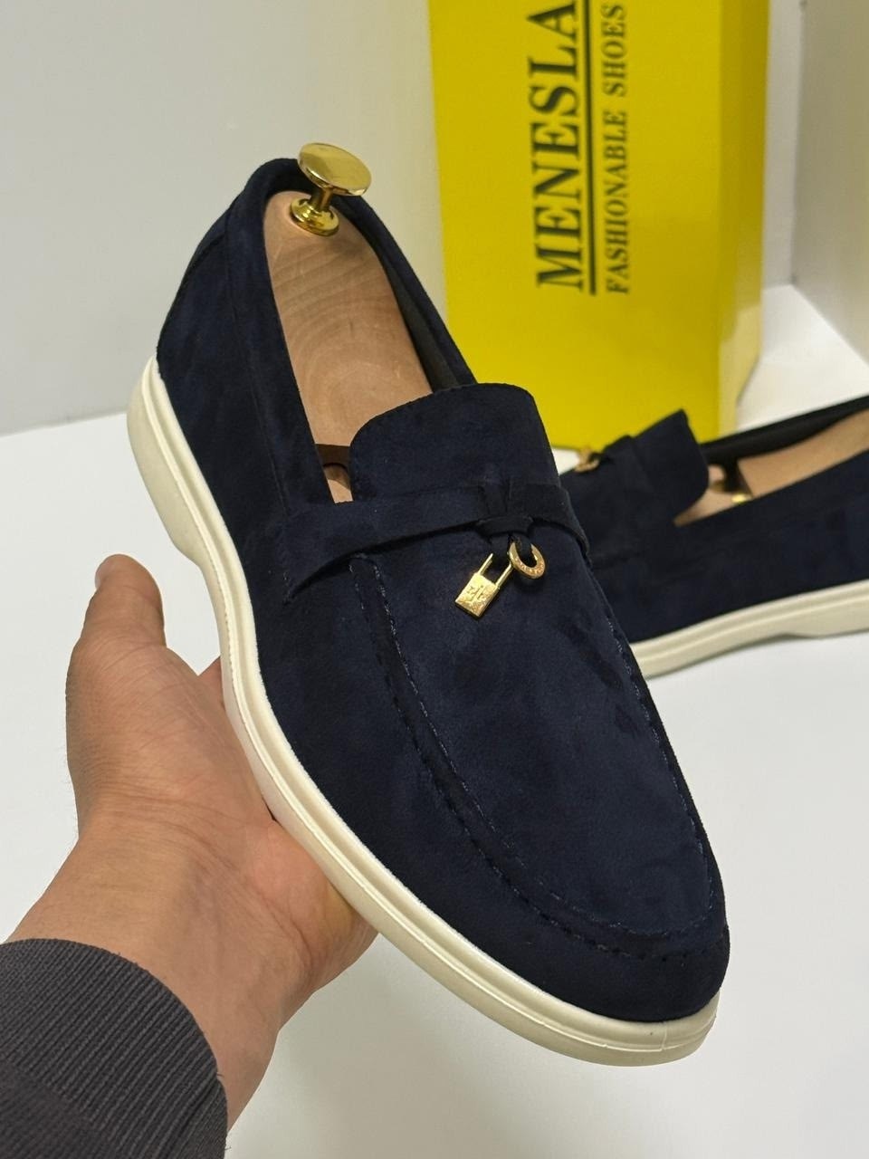 лоферы loro piana summer charms walk замшевые dark cerulean,,мокасины loro piana мужские,замшевые лоферы,замшевые лоферы loro piana