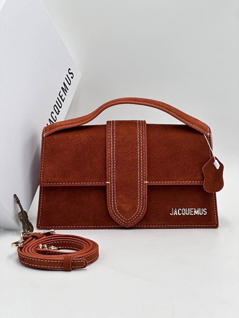 сумка jacquemus коричневая,jacquemus сумка,сумка jacquemus из натуральной замши,сумка женская замшевая,сумка женская jacquemus