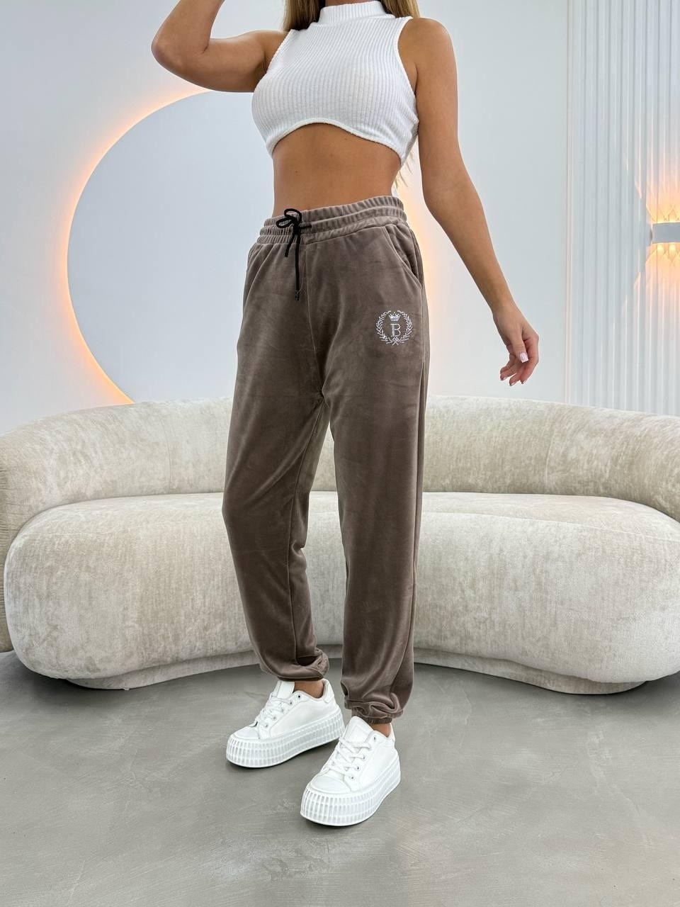 брюки велюровые,велюровые штаны,джоггеры женские,брюки велюр,брюки бархатные