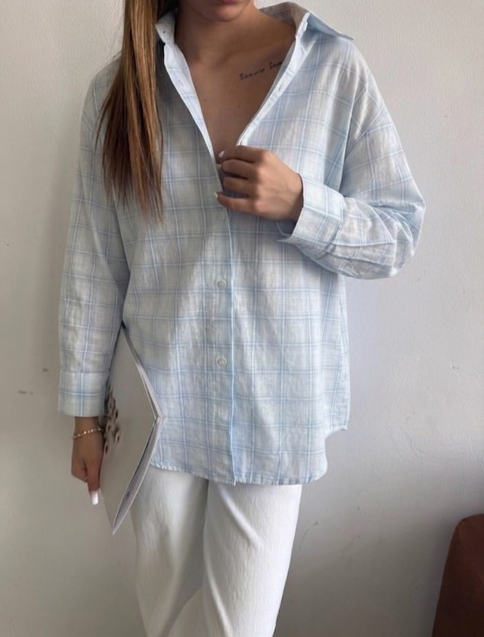 рубашка оверсайз в клетку,рубашка женская в клетку оверсайз,рубашка теплая оверсайз в клетку,хлопковая рубашка в клетку cosmo brand,рубашка оверсайз в клетку betrendy wear