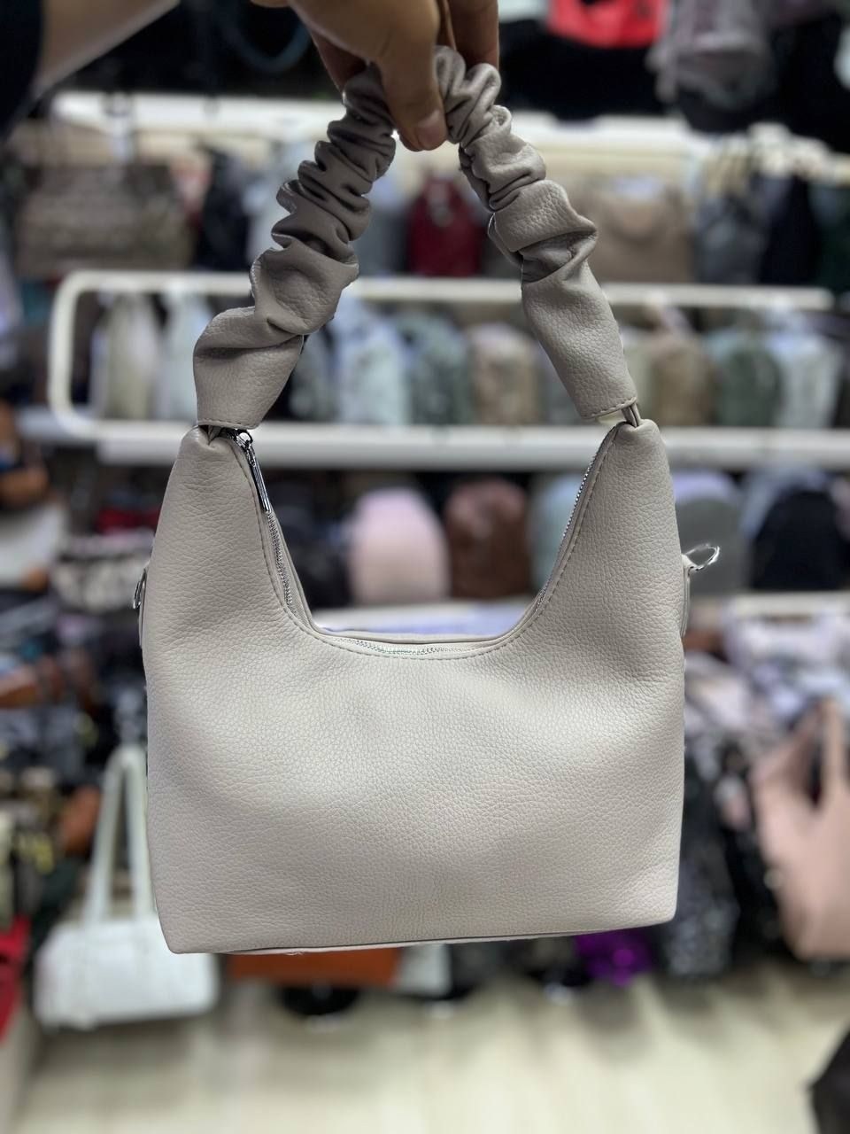 сумка,сумки женская,модная сумка,сумка мешок натуральная кожа monako,сумка женская бежевая