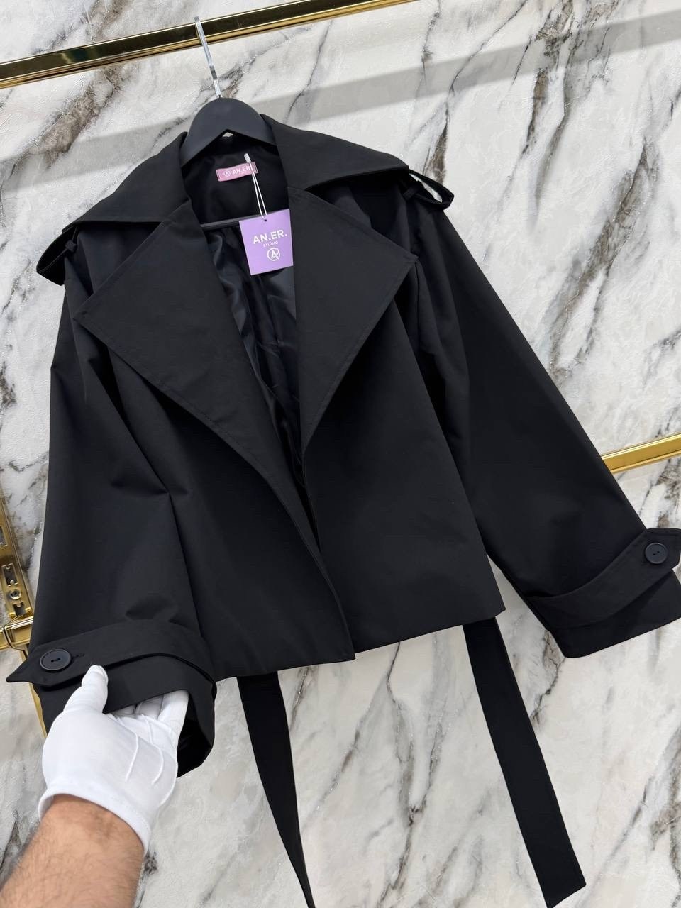 черный тренч,тренч плащ,тренч с поясом,пальто тренч,женские плащи