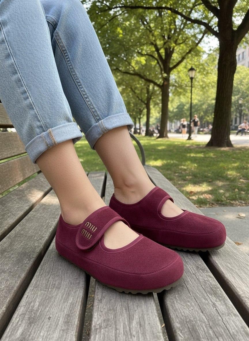 ,женская ,обуви,повседневная ,бордовые туфли