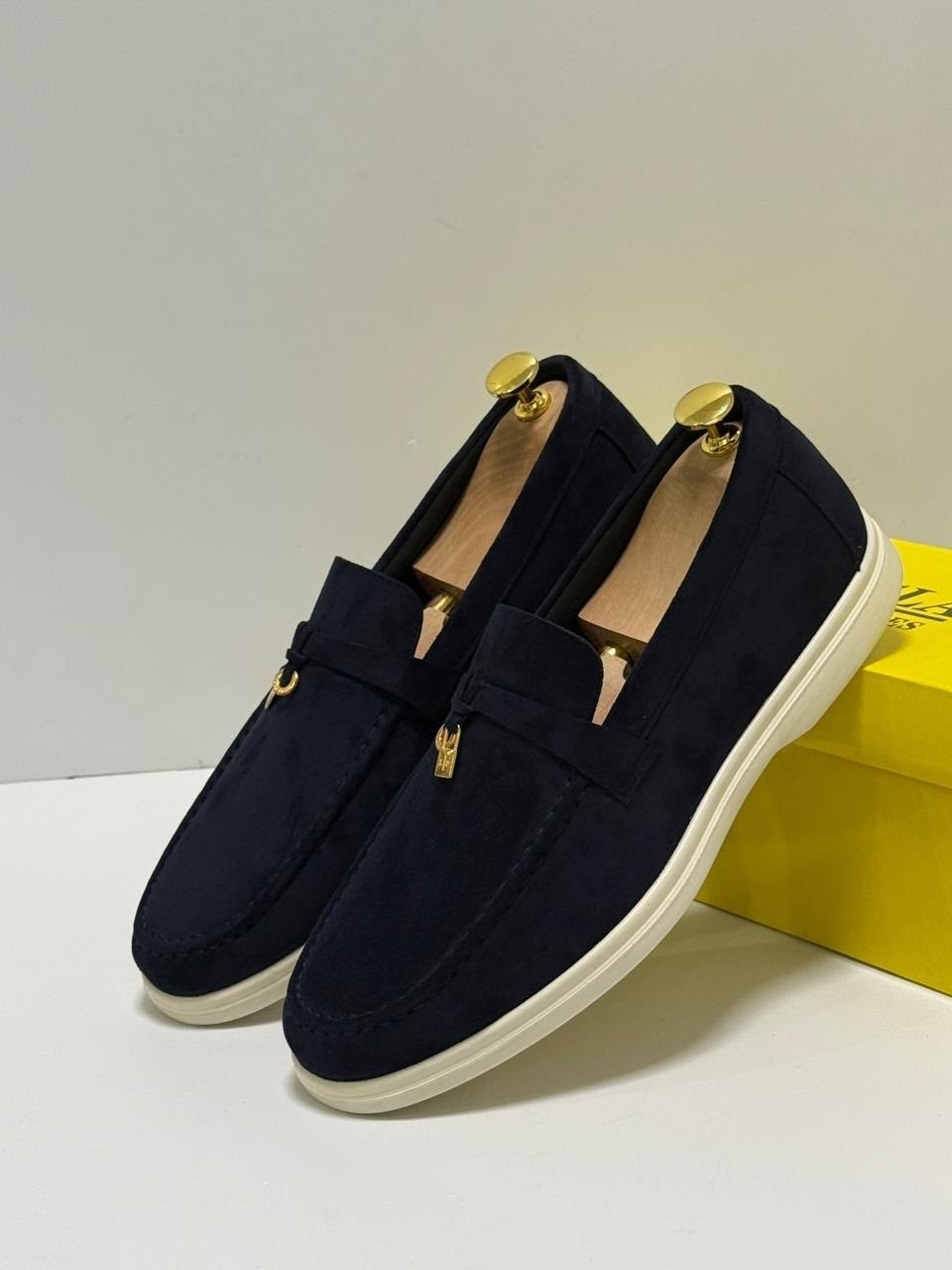 лоферы loro piana summer charms walk замшевые dark cerulean,,мокасины loro piana мужские,замшевые лоферы,замшевые лоферы loro piana