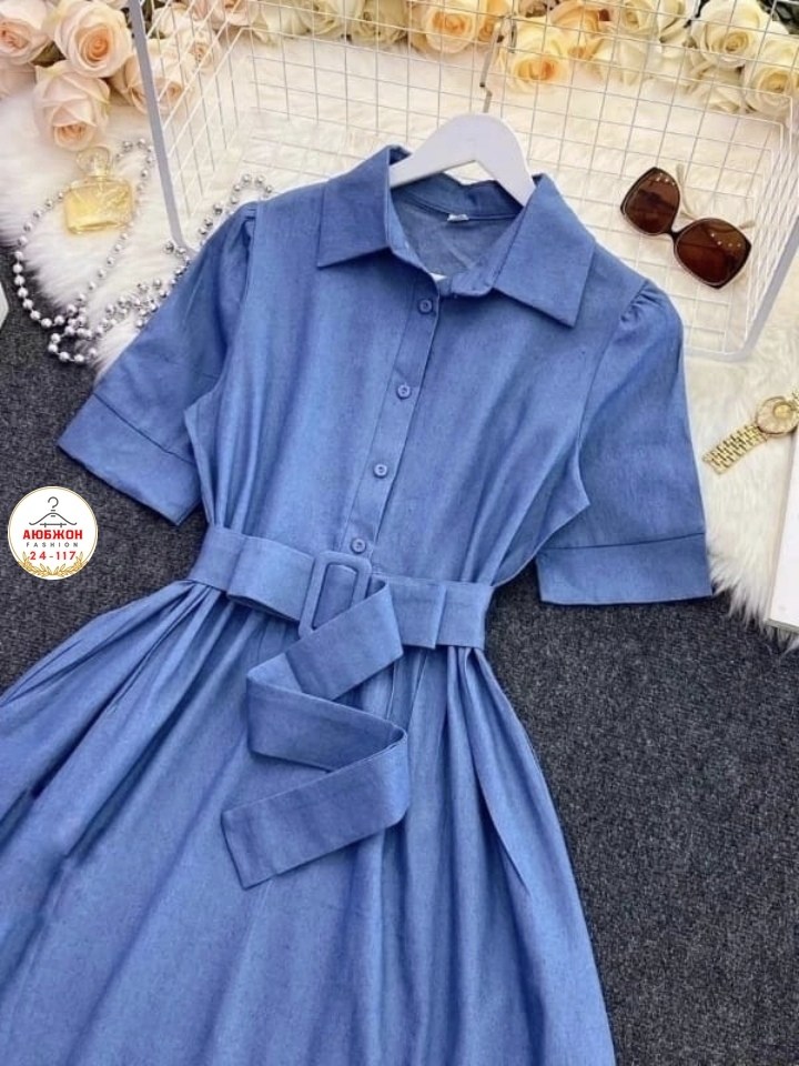 джинсовое платье для женщин,джинсовое платье сарафан миди style spark,универсальное джинсовое платье,длинное джинсовое платье,стильное женское летнее платье-сарафан из денима