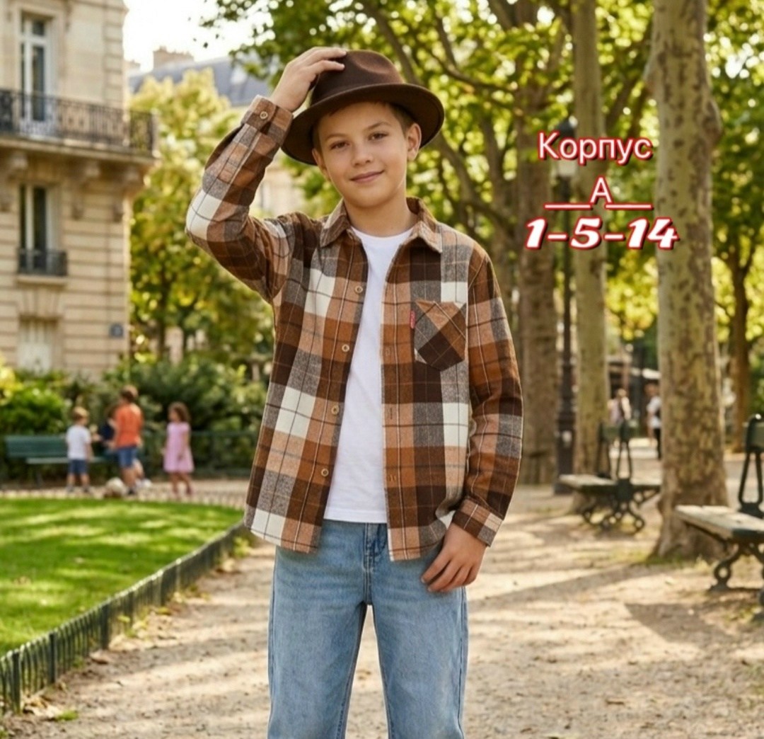 детская теплая фланелевая рубашка в клетку с капюшоном,детская теплая фланелевая рубашка в клетку с капюшоном happy fox,рубашка в клетку для мальчиков,детская рубашка в клетку,теплая фланелевая рубашк