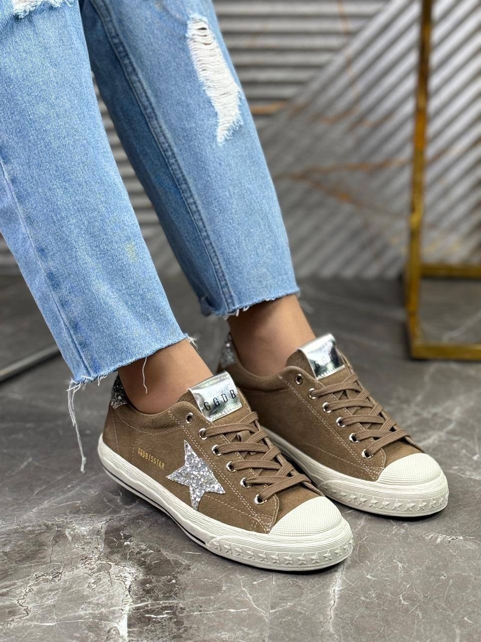 golden goose кеды hi star на платформе черный,кеды golden goose,,кеды hi star с блестками golden goose черный,кеды голден гус женские