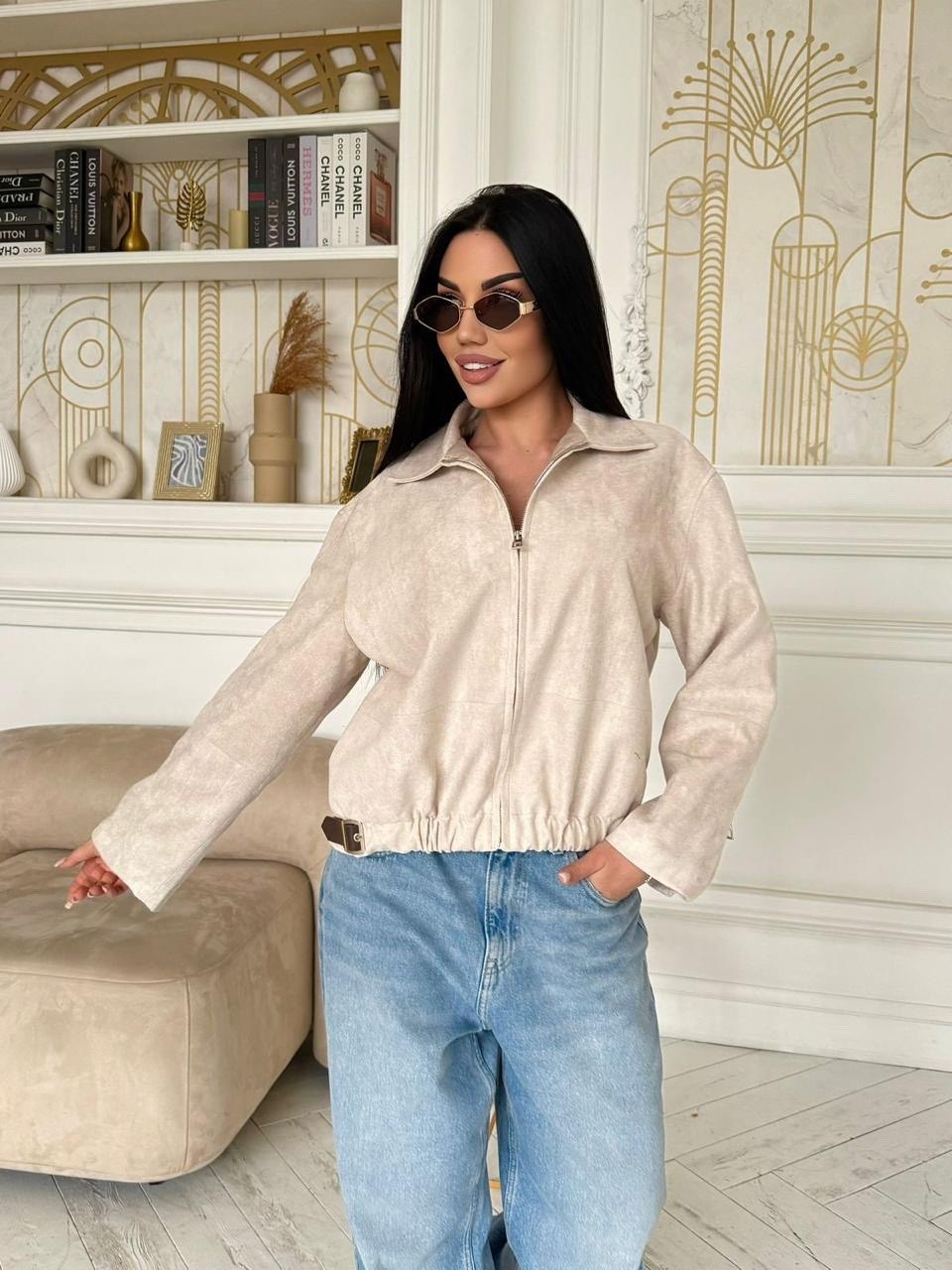 замшевый бомбер укороченный на осень vantaime 338766884,куртка замшевая,замшевый бомбер укороченный на осень vantaime,куртка замш,замшевый бомбер