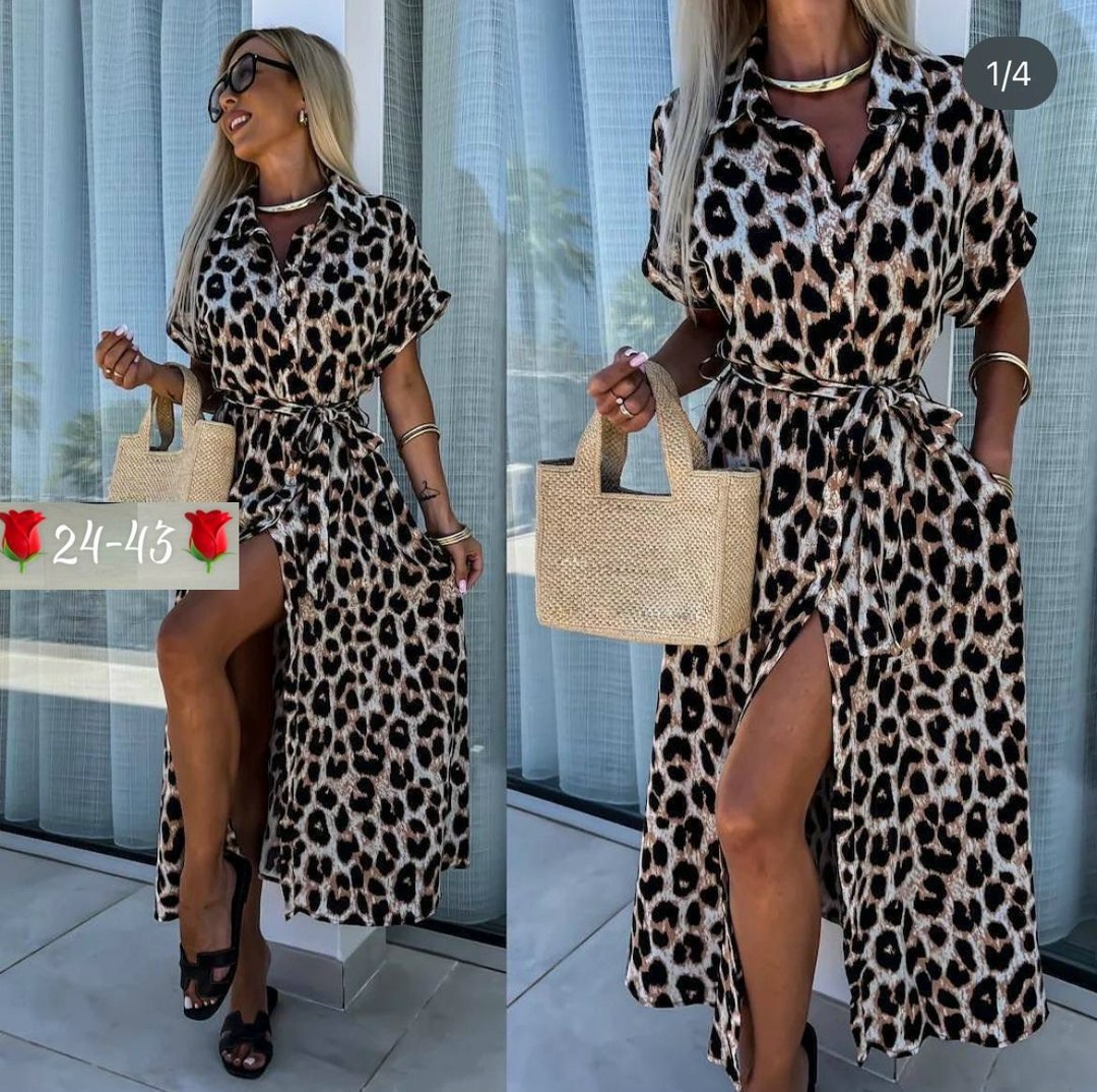 леопардовое платье рубашка туника пляжная cristal&co,платье женское леопардовое,женское платье макси с леопардовым принтом,платье леопард,леопардовое платье рубашка