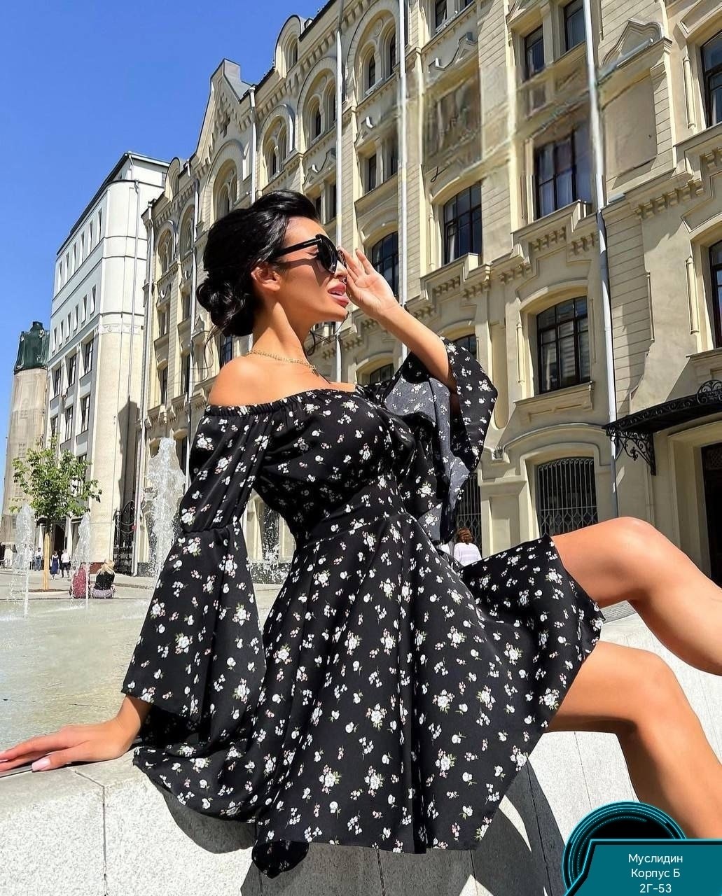 платье с воздушными рукавами,платье,летнее платье с объемными рукавами,женское летнее платье,платье прадо