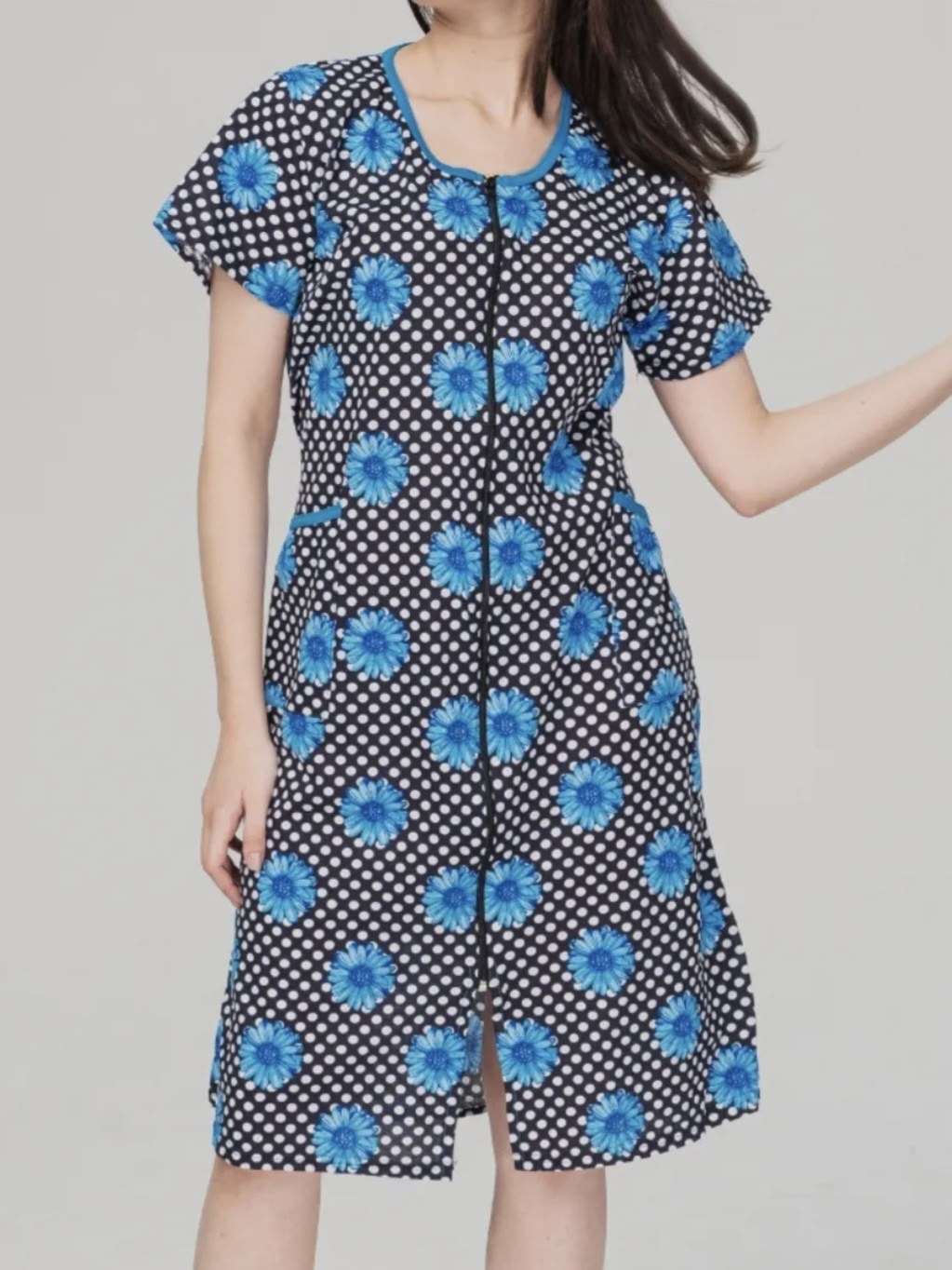 халат женский,халат женский домашний,туника женская,трикотажный халат,халат женский на молнии