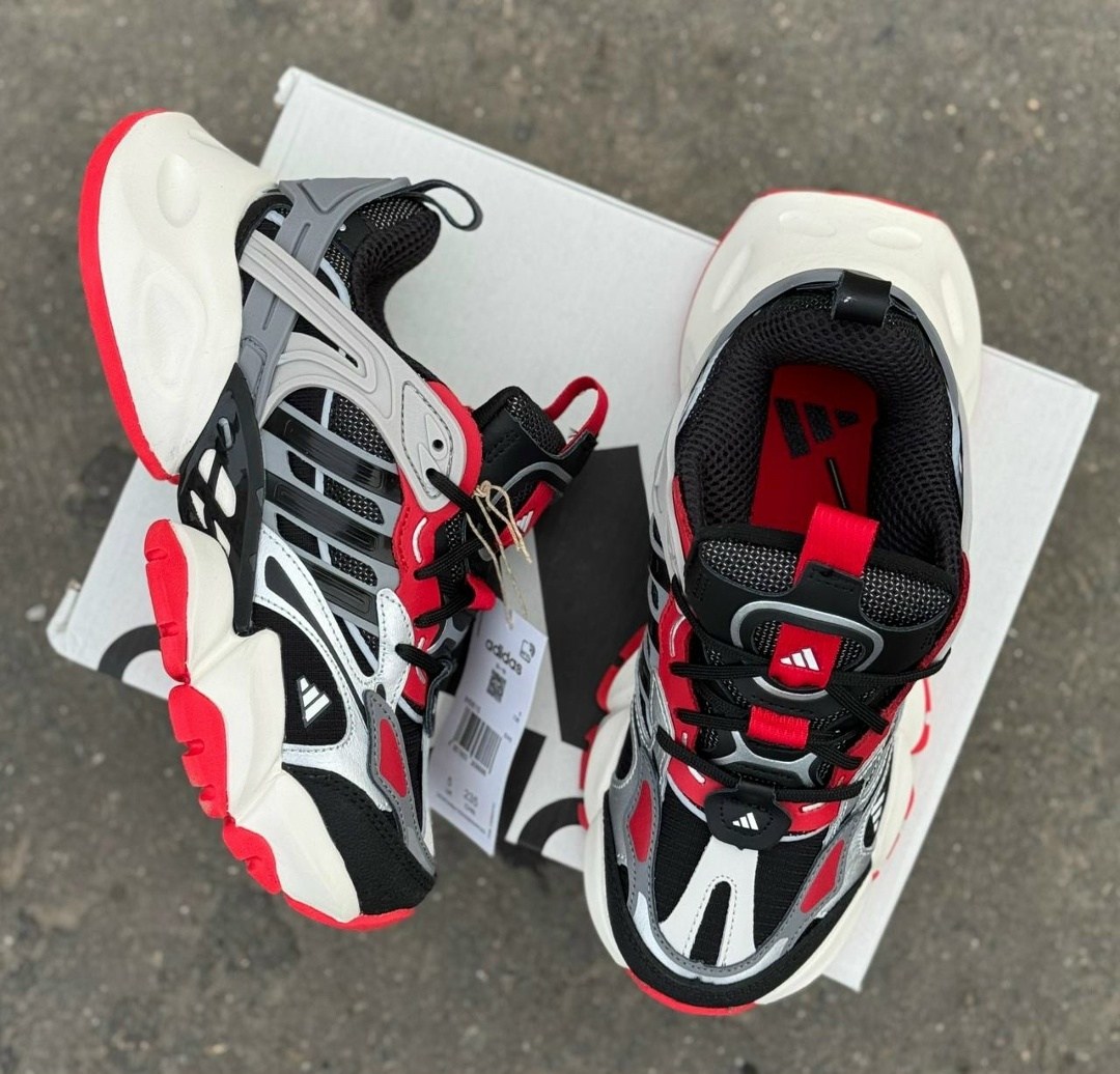 кроссовки adidas xlg runner deluxe,кроссовки adidas,кроссовки adidas vento xlg deluxe,кроссовки мужские adidas,кроссовки унисекс adidas xlg runner deluxe черно-серебристо-красные