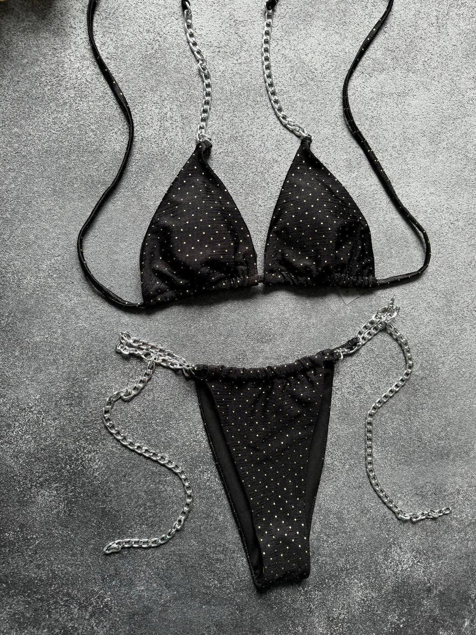 купальник со стразами,купальник женские,купальник бикини,стринг бикини,блестящий черный бикини 2026