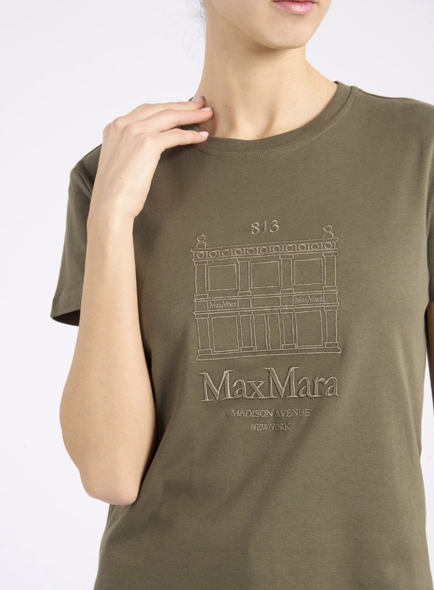 футболки женская,футболка,хаки футболка,футболки для женщин,футболка max mara
