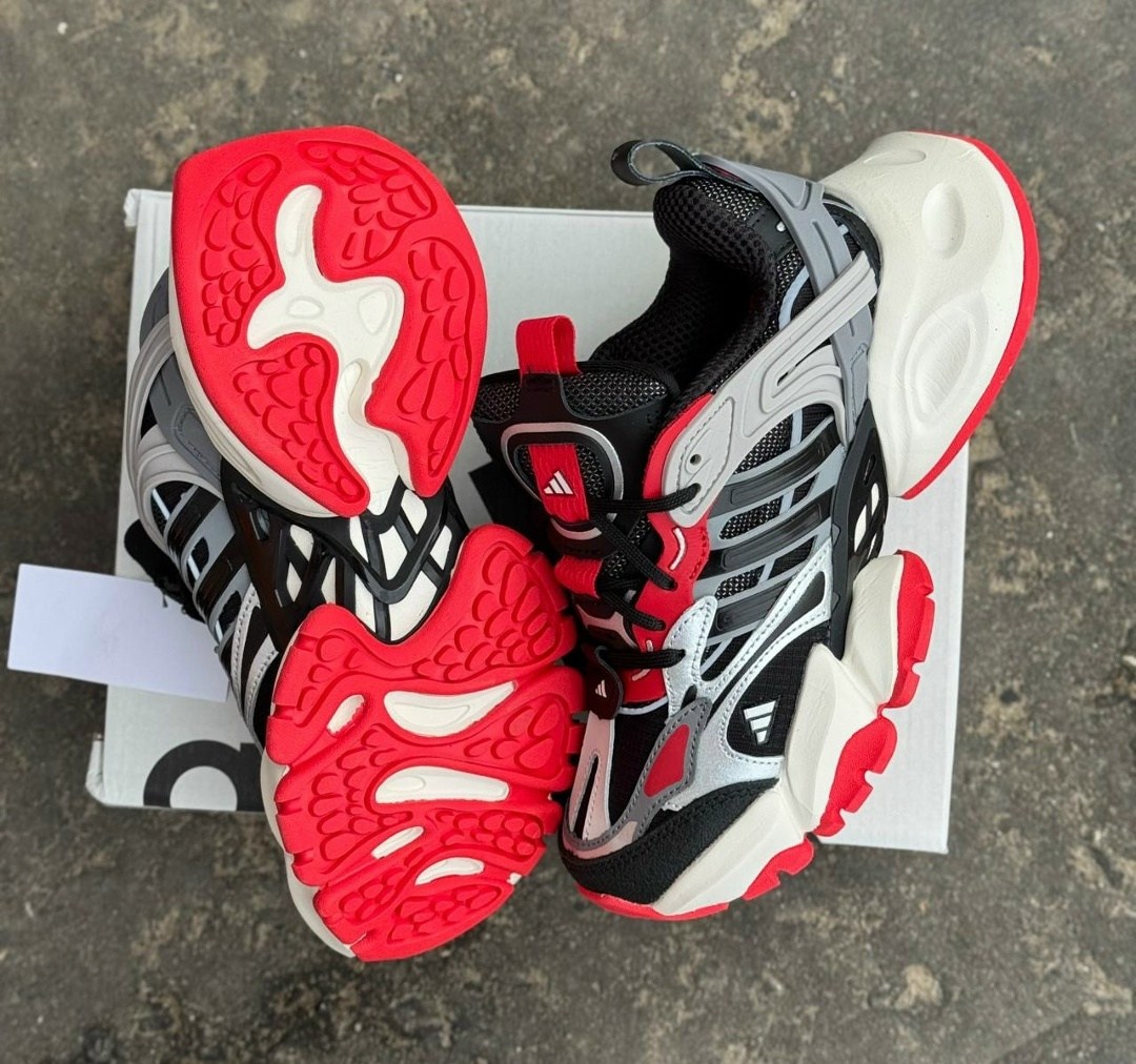 кроссовки adidas xlg runner deluxe,кроссовки adidas,кроссовки adidas vento xlg deluxe,кроссовки мужские adidas,кроссовки унисекс adidas xlg runner deluxe черно-серебристо-красные