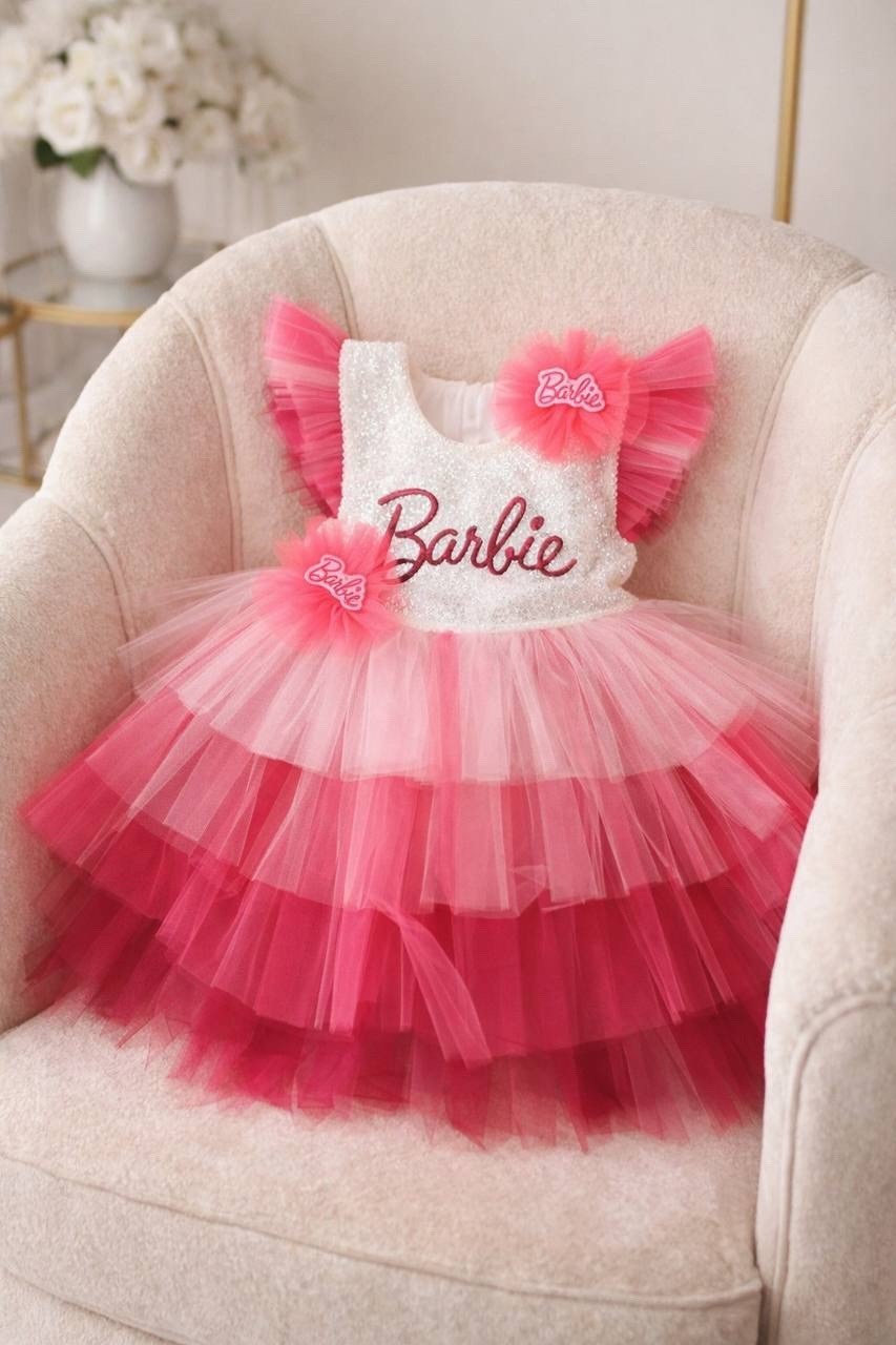 платье нарядное для девочки,платье барби для девочки,платье барби,платье нарядное в садик barbie,платья для девочек