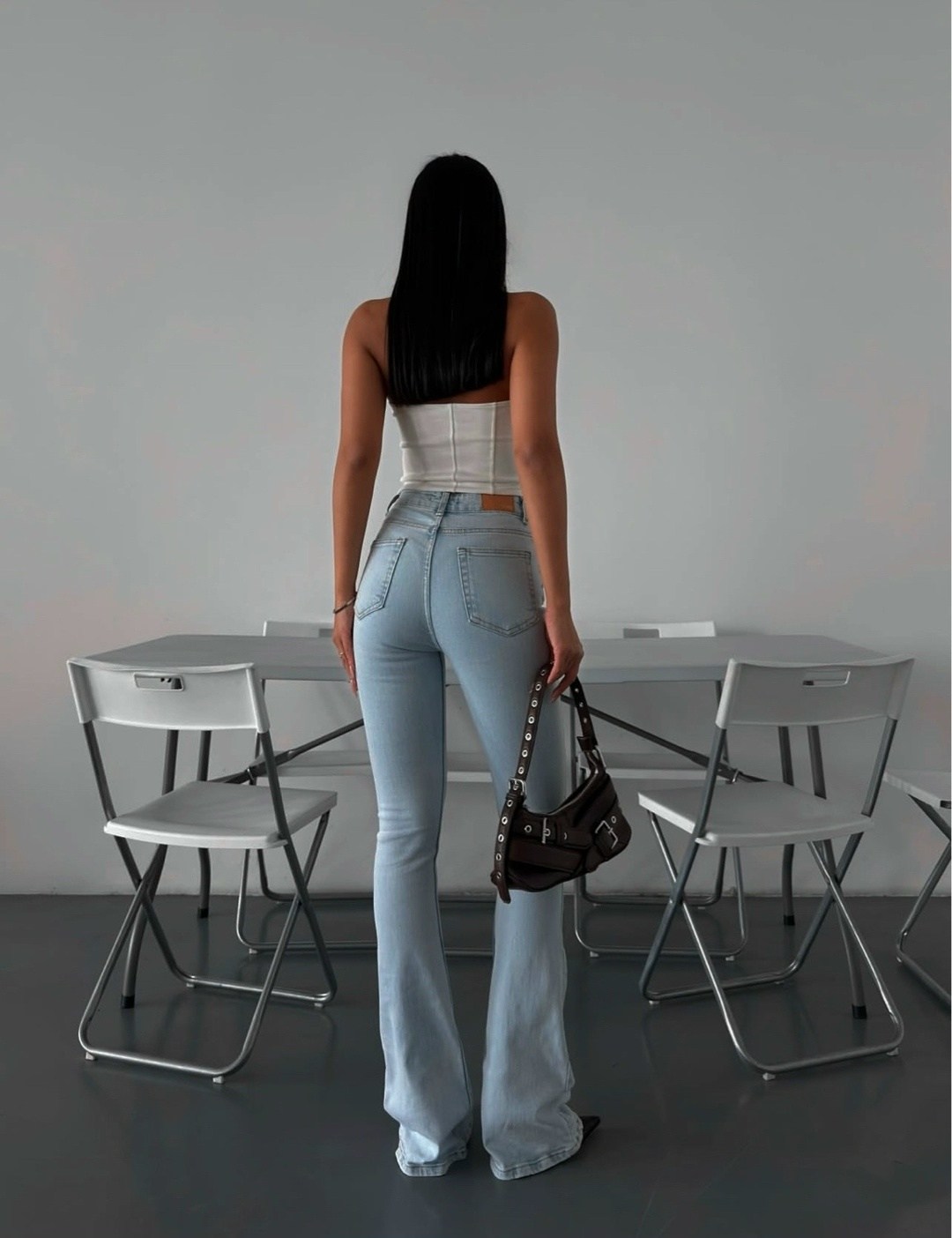 женские джинсы клеш,женские джинсы,джинсы корсет,джинсы с высокой посадкой клеш