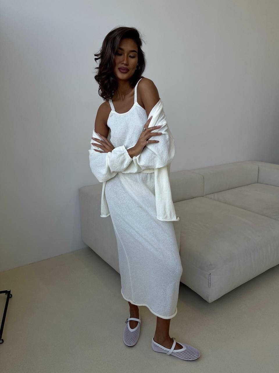 костюм белый,сарафан,кардиган кофта,платье накидка,платье 👗