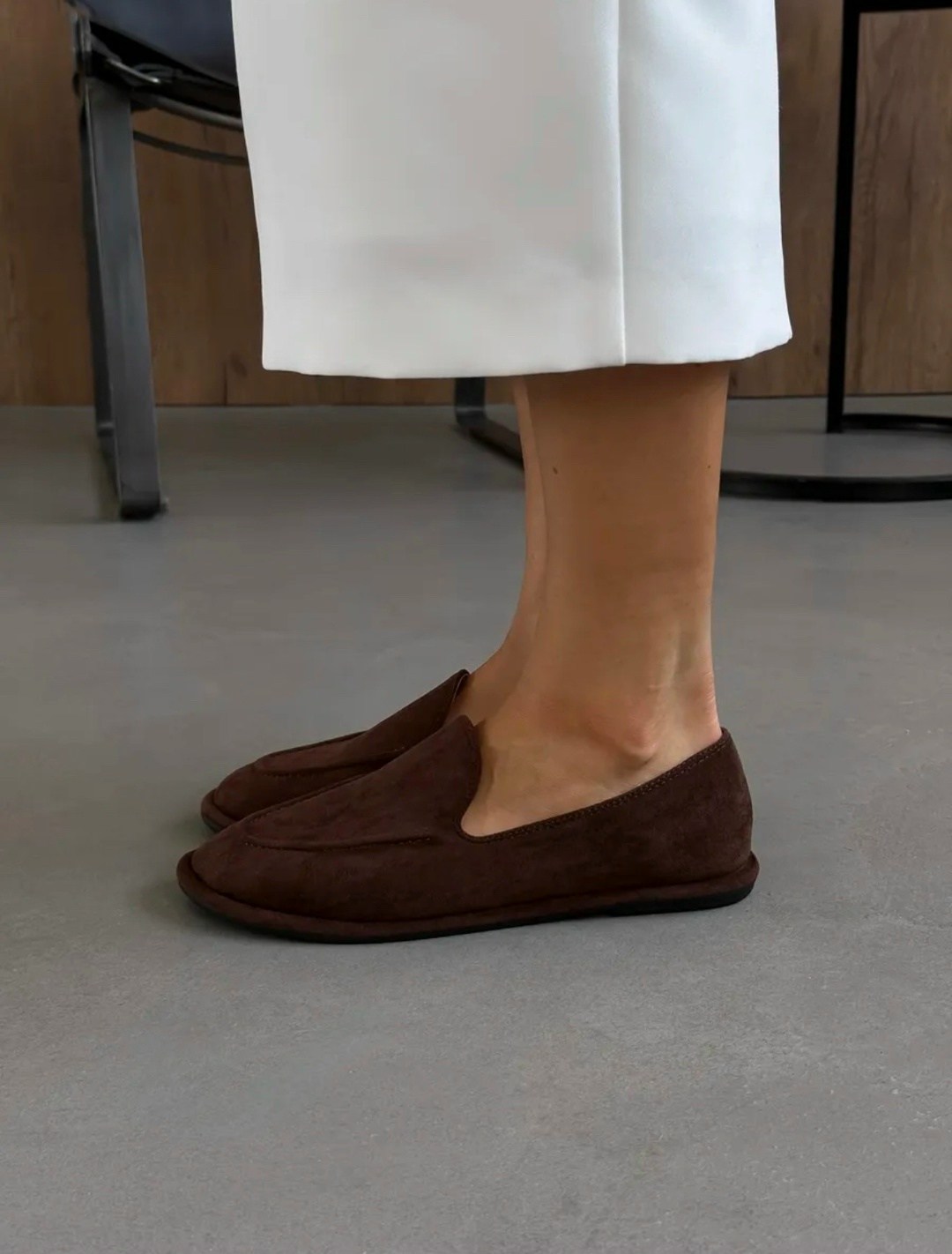лоферы замшевые,туфли лоферы замшевые на плоской подошве,туфли лоферы premium качества натуральная замша,женские лоферы из натуральной замши,лоферы коричневые замшевые paris bacio
