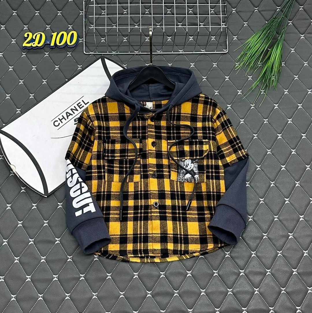 рубашка в клетку для мальчика,теплая рубашка в клетку для мальчика,рубашка с капюшоном,теплая детская клетчатая рубашка с капюшоном,рубашка в клетку