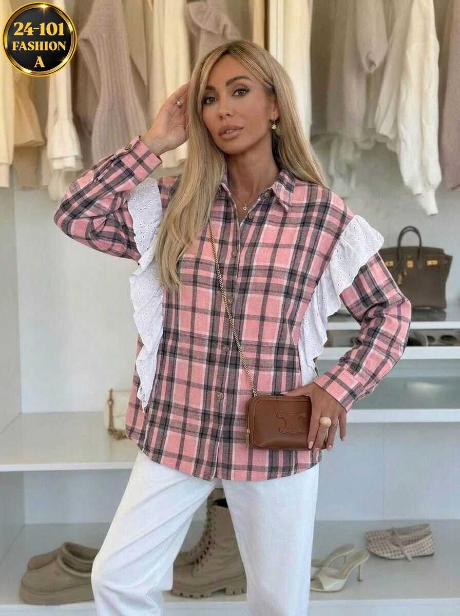 женская рубашка,женская рубашка в клетку,рубашка женская в клетку оверсайз,рубашка стильная,рубашка