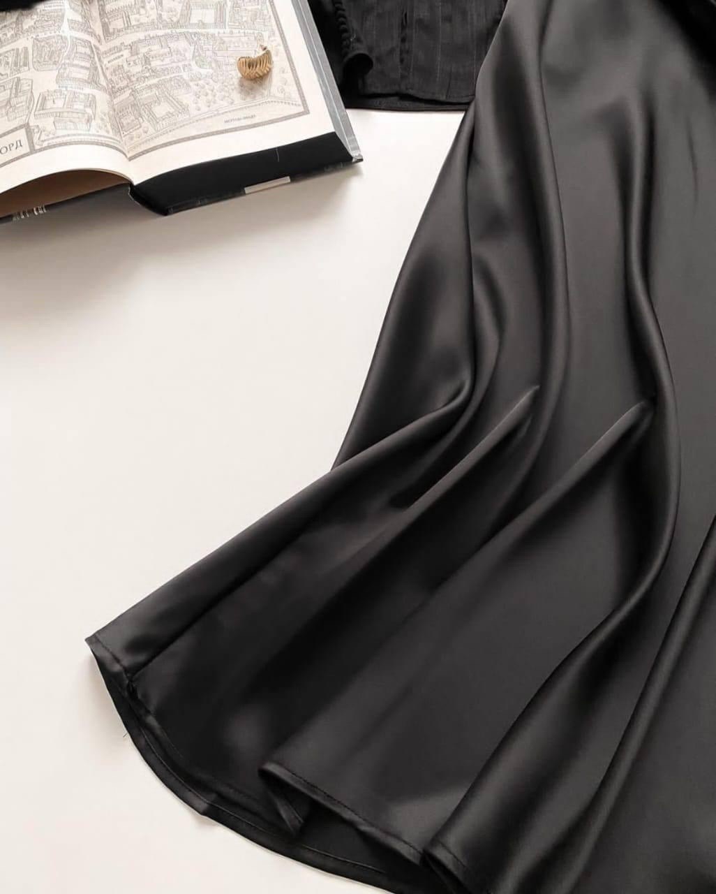 атласные юбки,корсет топ вечерний lelain 304500284,вечерние платья,женские вечерние платья,юбка коричневая