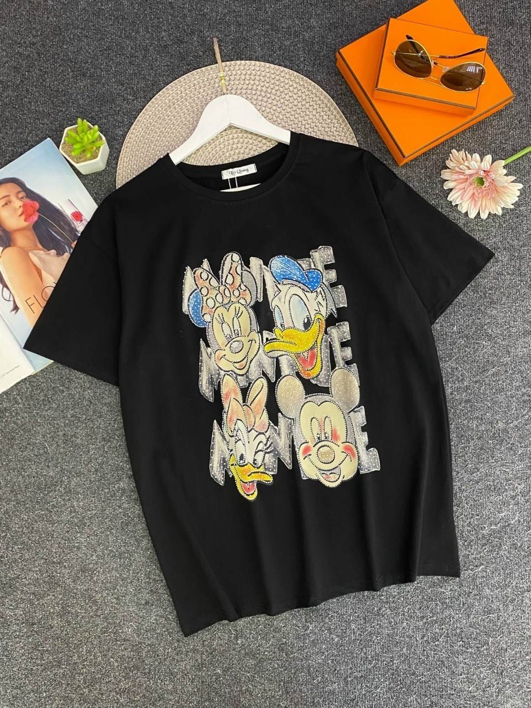 футболка женская,футболки и топы,футболки женская оверсайз,футболка с принтом,футболка с принтом "дональд дак"