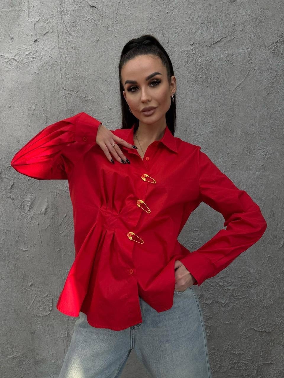 рубашка женский,стильная блуза,рубашка красная,блузка женская,красная блузка