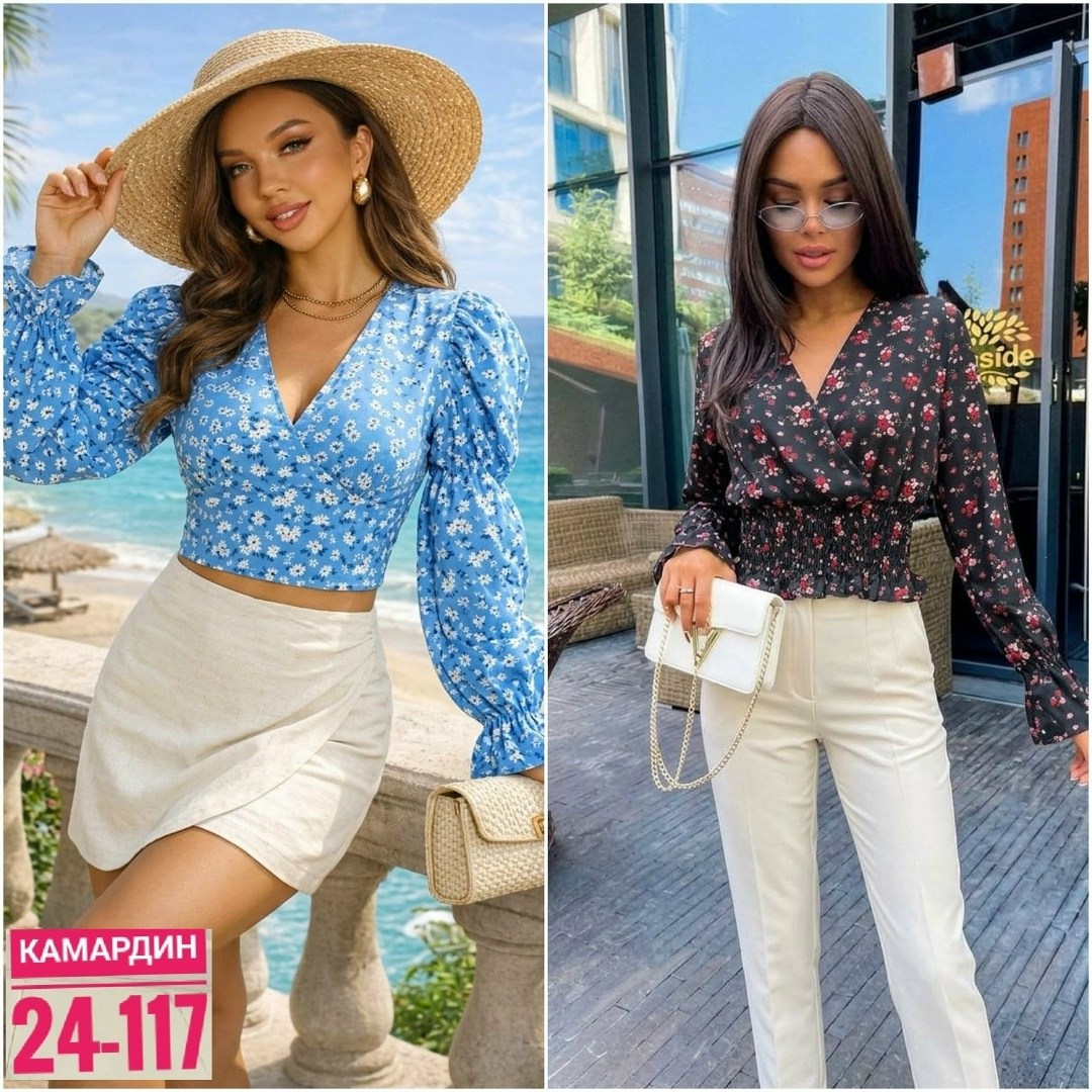 блузка женская,повседневная блуза,блуза,блуза с цветочным принтом,женская блуза